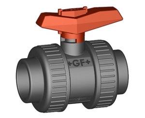 瑞士+GF+手動閥門 375型球閥 PVC-U承插端公制